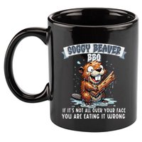 Soggy Beaver Bbq If ItS Not All Over Your Face 11oz C Handle Ceramic Mug