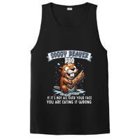 Soggy Beaver Bbq If ItS Not All Over Your Face PosiCharge Competitor Tank