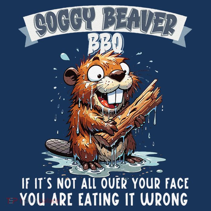Soggy Beaver Bbq If ItS Not All Over Your Face Drawstring Bag