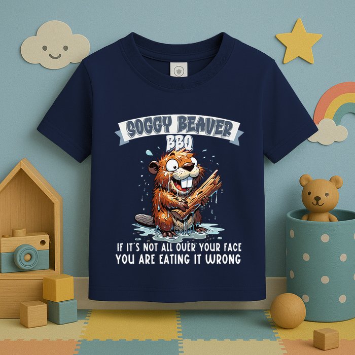 Soggy Beaver Bbq If ItS Not All Over Your Face Toddler T-Shirt
