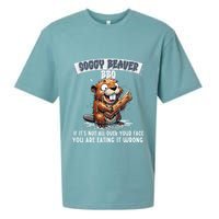 Soggy Beaver Bbq If ItS Not All Over Your Face Sueded Cloud Jersey T-Shirt