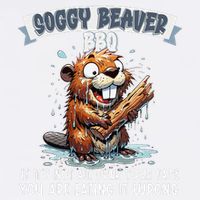 Soggy Beaver Bbq If ItS Not All Over Your Face Garment-Dyed Sweatshirt