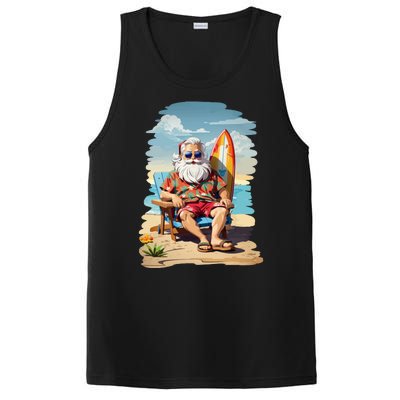 Santa Beach Bum PosiCharge Competitor Tank