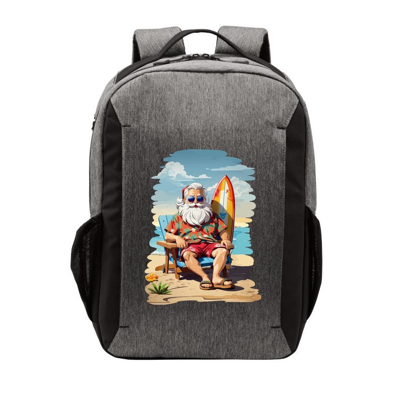 Santa Beach Bum Vector Backpack