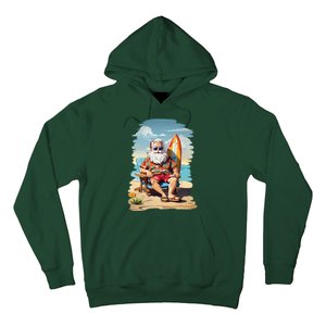 Santa Beach Bum Hoodie