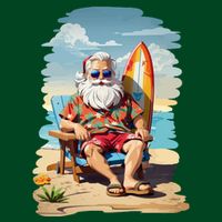 Santa Beach Bum Sweatshirt