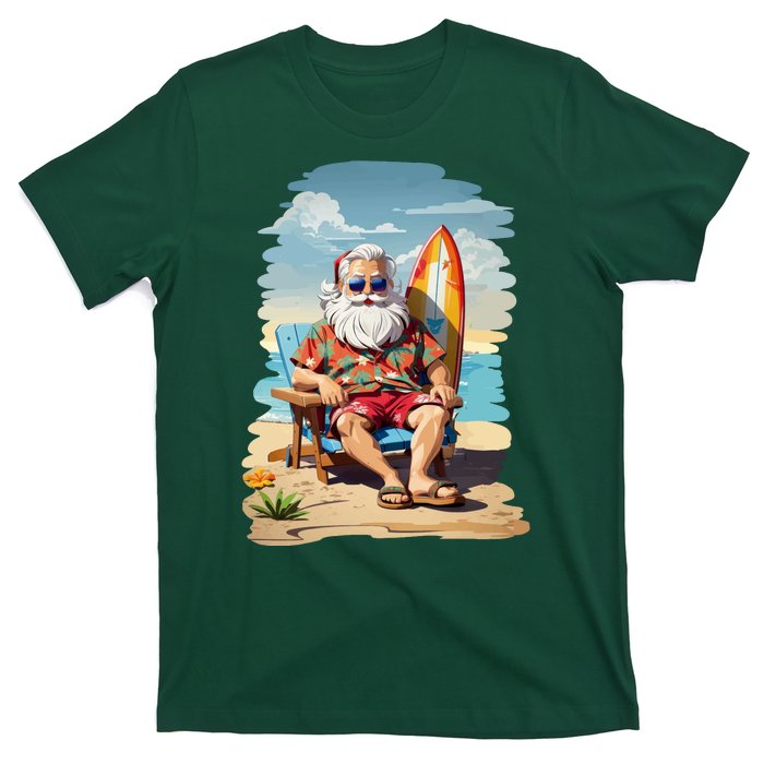 Santa Beach Bum T-Shirt