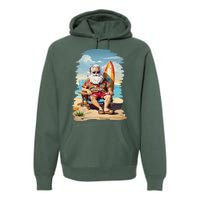 Santa Beach Bum Premium Hoodie