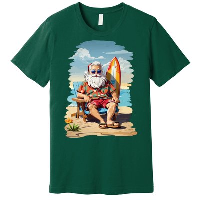 Santa Beach Bum Premium T-Shirt