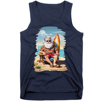 Santa Beach Bum Tank Top