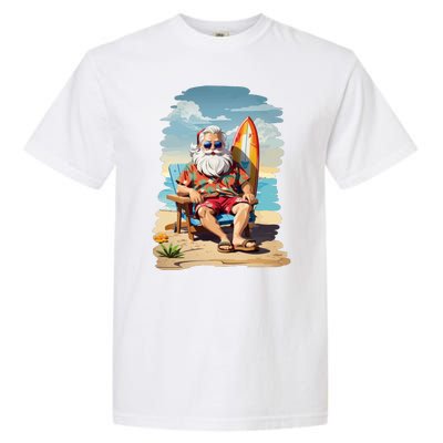 Santa Beach Bum Garment-Dyed Heavyweight T-Shirt