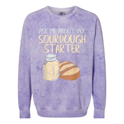 Sourdough Bread Baker Colorblast Crewneck Sweatshirt