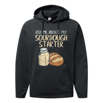 Sourdough Bread Baker Performance Fleece Hoodie