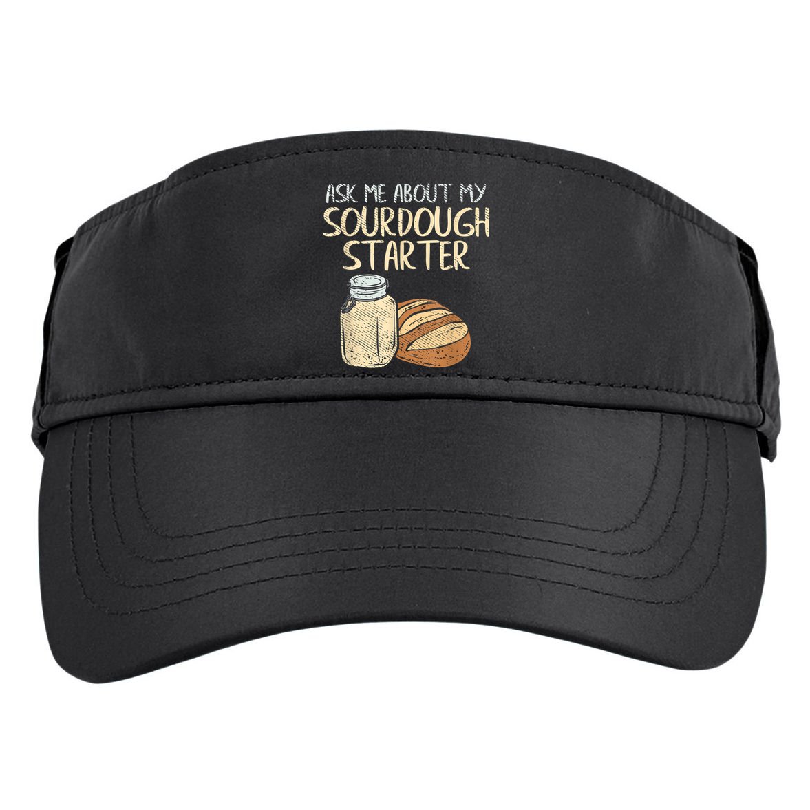 Sourdough Bread Baker Adult Drive Performance Visor