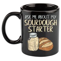 Sourdough Bread Baker 11oz C Handle Ceramic Mug