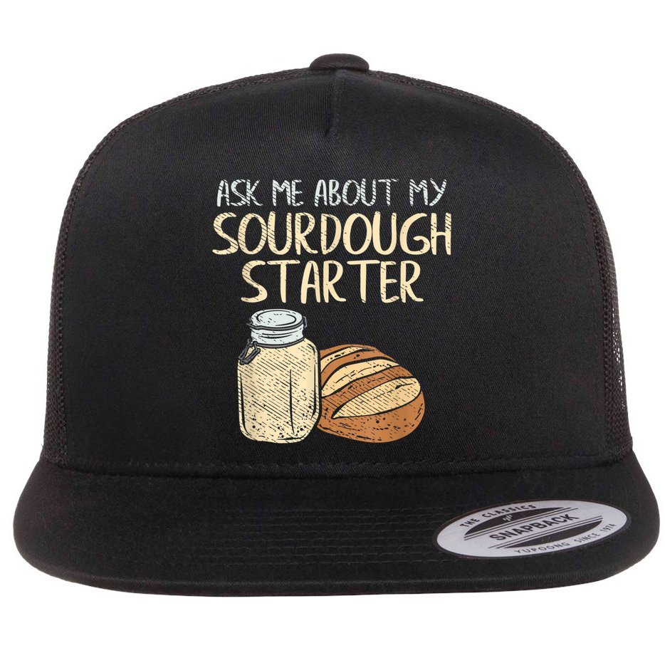 Sourdough Bread Baker Flat Bill Trucker Hat