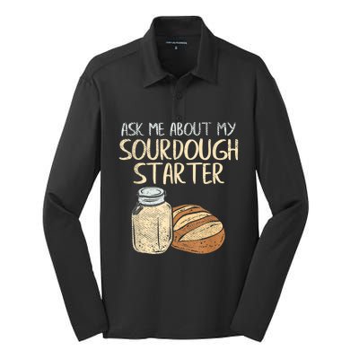 Sourdough Bread Baker Silk Touch Performance Long Sleeve Polo