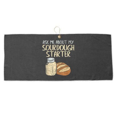 Sourdough Bread Baker Large Microfiber Waffle Golf Towel