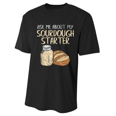 Sourdough Bread Baker Performance Sprint T-Shirt