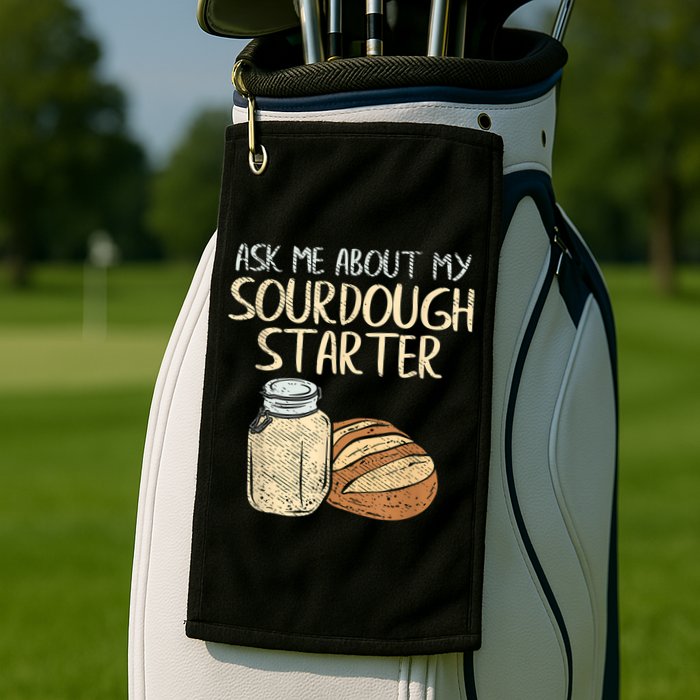 Sourdough Bread Baker Golf Towel