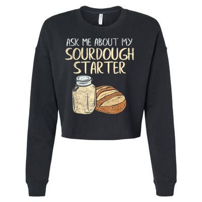 Sourdough Bread Baker Cropped Pullover Crew