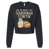 Sourdough Bread Baker Cropped Pullover Crew
