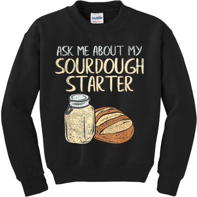 Sourdough Bread Baker Kids Sweatshirt
