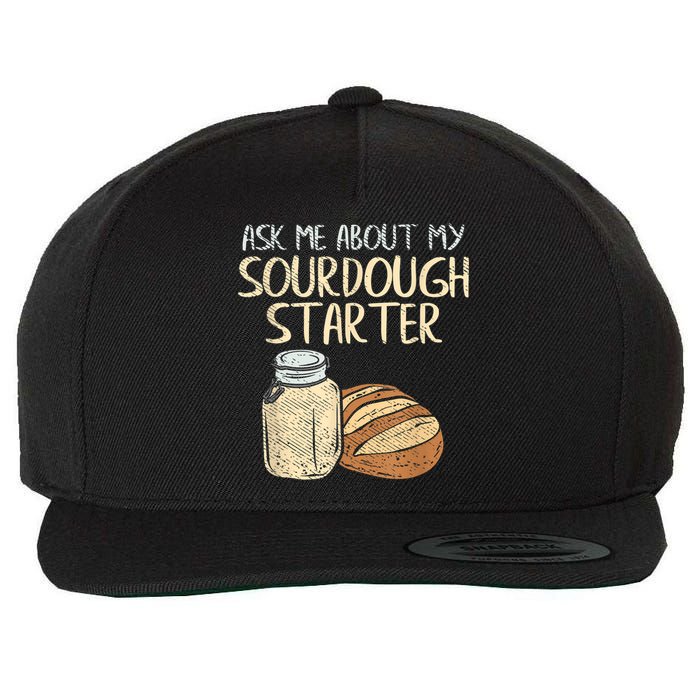 Sourdough Bread Baker Wool Snapback Cap