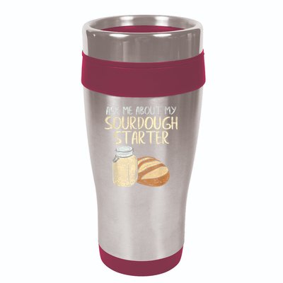 Sourdough Bread Baker 16oz Travel Tumbler
