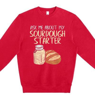 Sourdough Bread Baker Premium Crewneck Sweatshirt