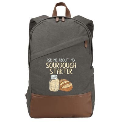 Sourdough Bread Baker Cotton Canvas Backpack