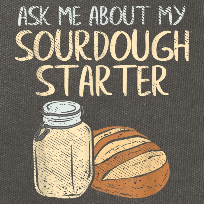 Sourdough Bread Baker Cotton Canvas Backpack