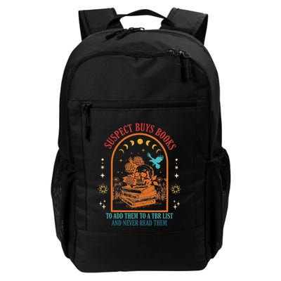 Suspect Buys Books To Add Them To A Tbr List And Never Read Daily Commute Backpack