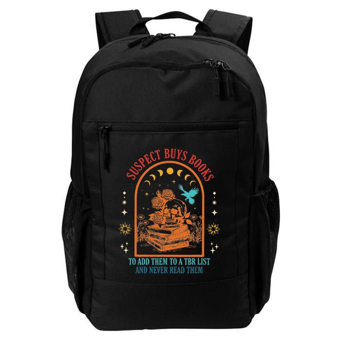 Suspect Buys Books To Add Them To A Tbr List And Never Read Daily Commute Backpack