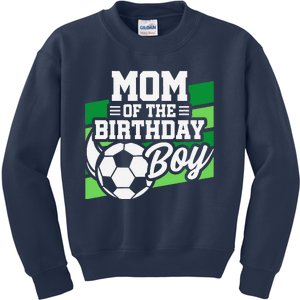 Soccer Birthday Birthday Mom Soccer Birthday Kids Sweatshirt