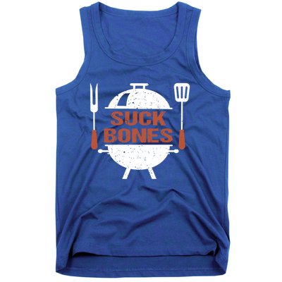 Suck Bones Bbq Grill Barbecue Gift Tank Top