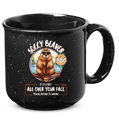 Soggy Beaver BBQ  15oz Campfire Ceramic Mug