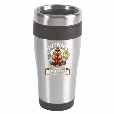 Soggy Beaver BBQ  16oz Travel Tumbler