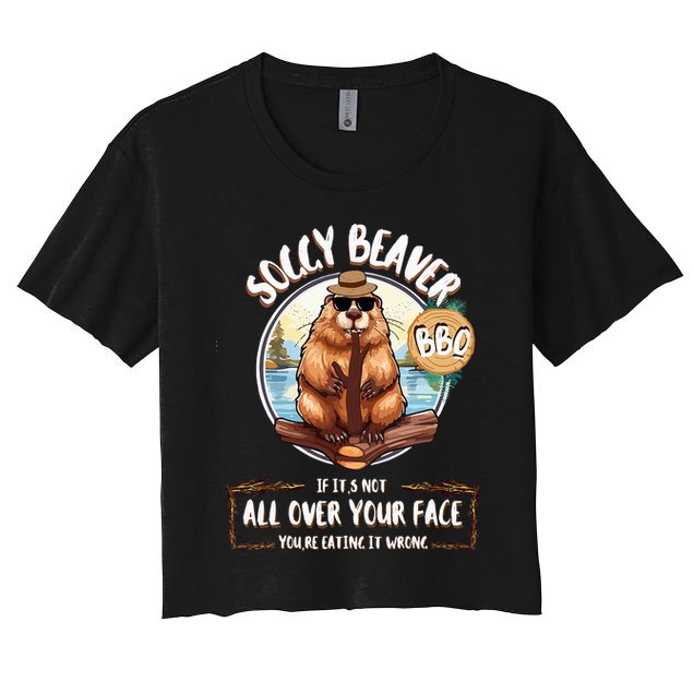 Soggy Beaver BBQ  Crop Top
