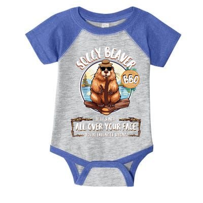 Soggy Beaver BBQ  Infant Baby Jersey Bodysuit