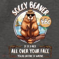 Soggy Beaver BBQ  Vector Backpack
