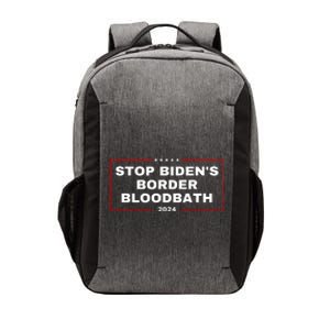 Stop BidenS Border Bloodbath Vector Backpack