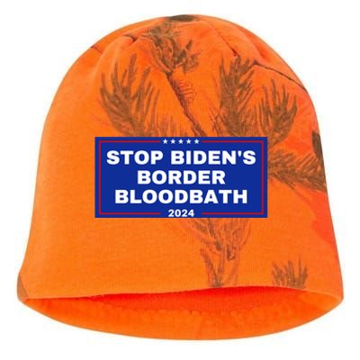 Stop BidenS Border Bloodbath Kati - Camo Knit Beanie