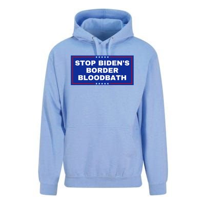 Stop BidenS Border Bloodbath Unisex Surf Hoodie