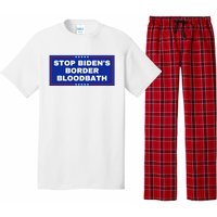 Stop BidenS Border Bloodbath Pajama Set