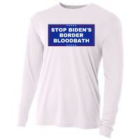 Stop BidenS Border Bloodbath Cooling Performance Long Sleeve Crew