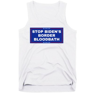 Stop BidenS Border Bloodbath Tank Top