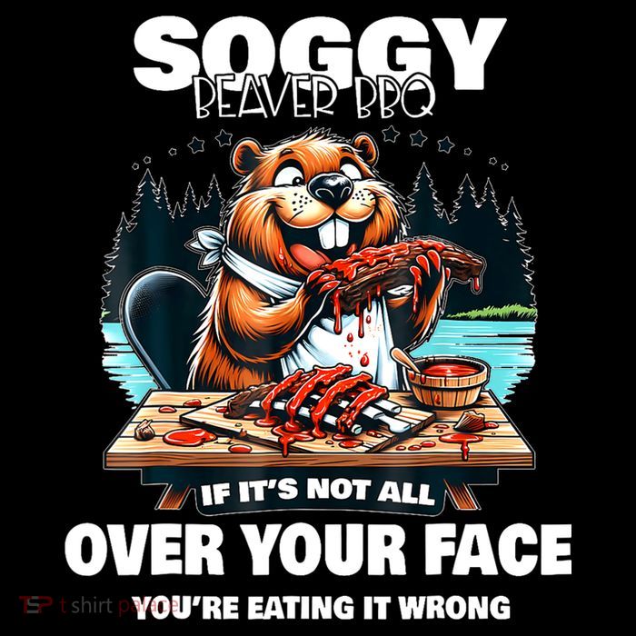 Soggy Beaver Bbq If ItS Not All Over Your Face Beaver Youth Performance Sprint T-Shirt