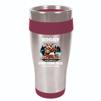 Soggy Beaver Bbq If ItS Not All Over Your Face Beaver 16oz Travel Tumbler