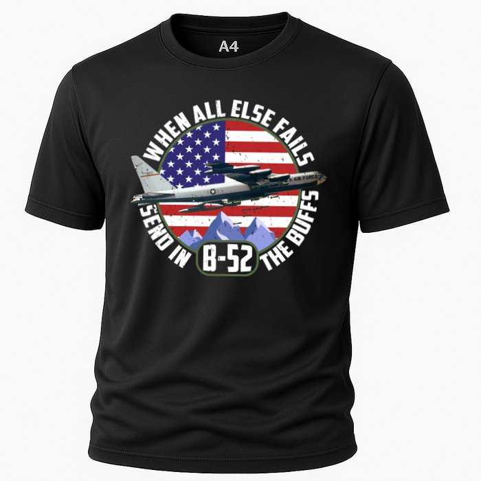 Send Buffs B-52 Stratofortress Bomber Cooling Performance Crew T-Shirt